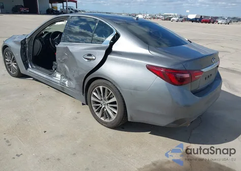2018 Infiniti Q50 3.0T Luxe z USA, uszkodzony, nr VIN JN1EV7AP8JM592398